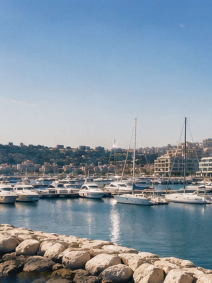 Marina and villas at Dbayeh