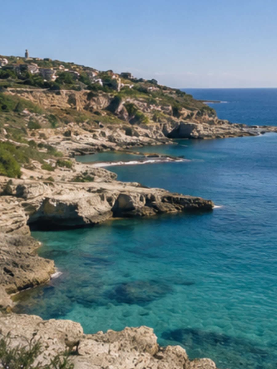 Swimming cove at Kfarabida